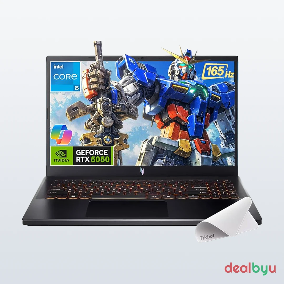 Acer Nitro V 15 ANV15-52 — Intel Core i5-13420H, RTX 5050 8 GB, 16 GB / 512 GB SSD, 15.6" FHD 165 Hz Gaming Laptop