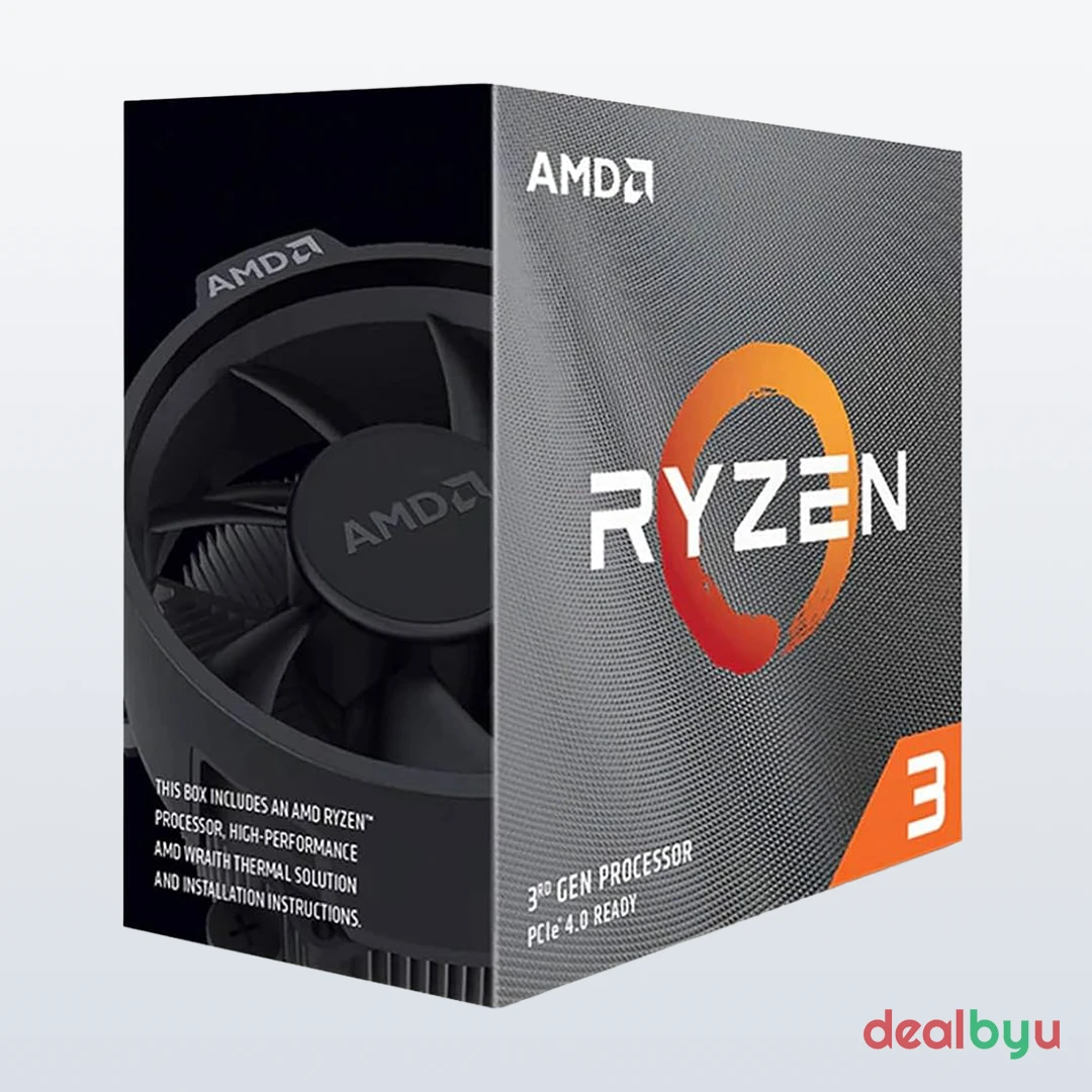 AMD Ryzen 3 3100 — 4-Core / 8-Thread Desktop Processor (AM4), No iGPU