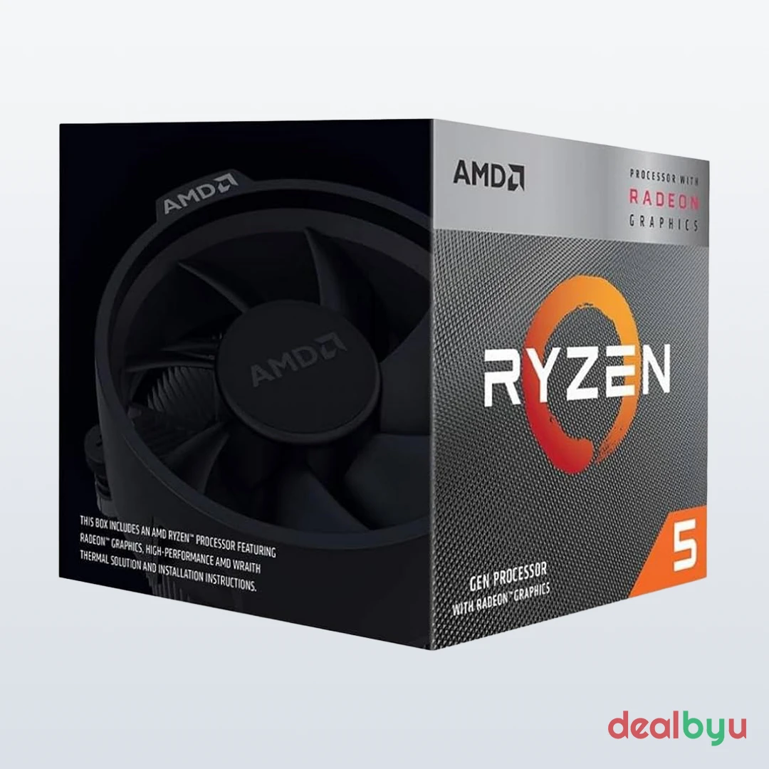 AMD Ryzen 5 3400G — 4-Core / 8-Thread Desktop Processor (AM4)