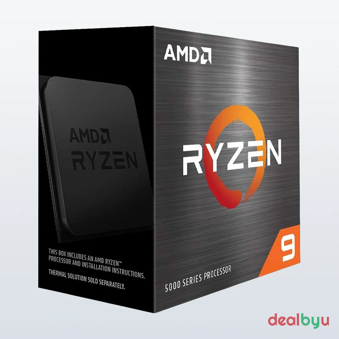 AMD Ryzen 9 5900X — 12-Core / 24-Thread Desktop Processor (AM4), No iGPU