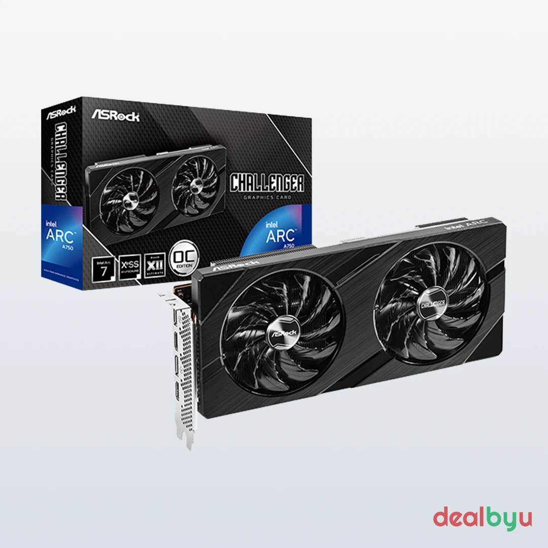 ASRock Arc A750 Challenger D 8GB OC Graphics Card