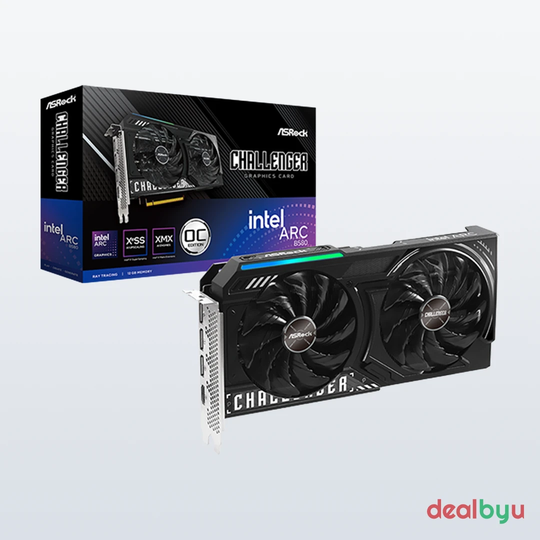 ASRock Arc B580 Challenger 12GB OC Graphics Card