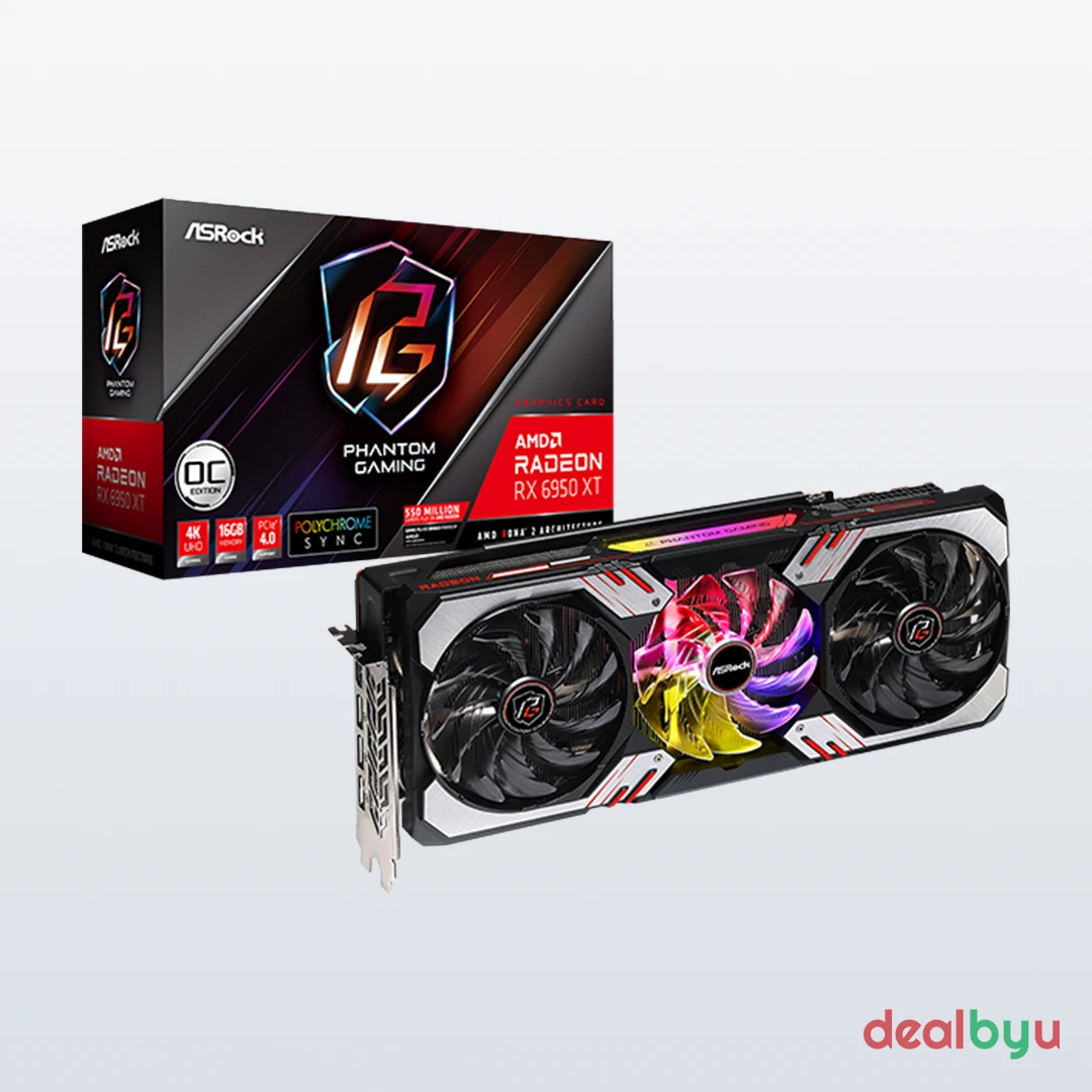 ASRock RX 6950 XT Phantom Gaming 16GB OC Graphics Card