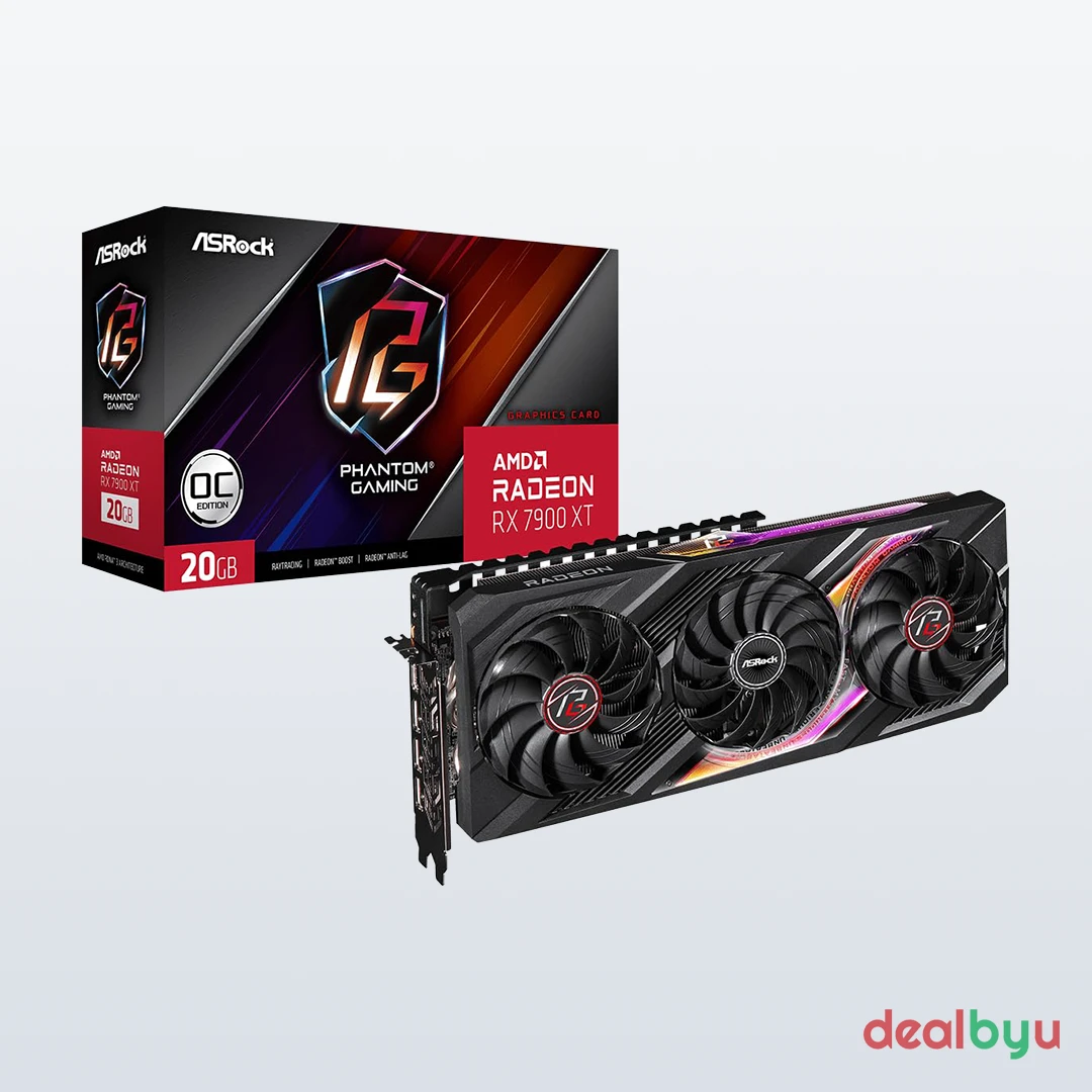 ASRock RX 7900 XT Phantom Gaming 20GB OC Graphics Card