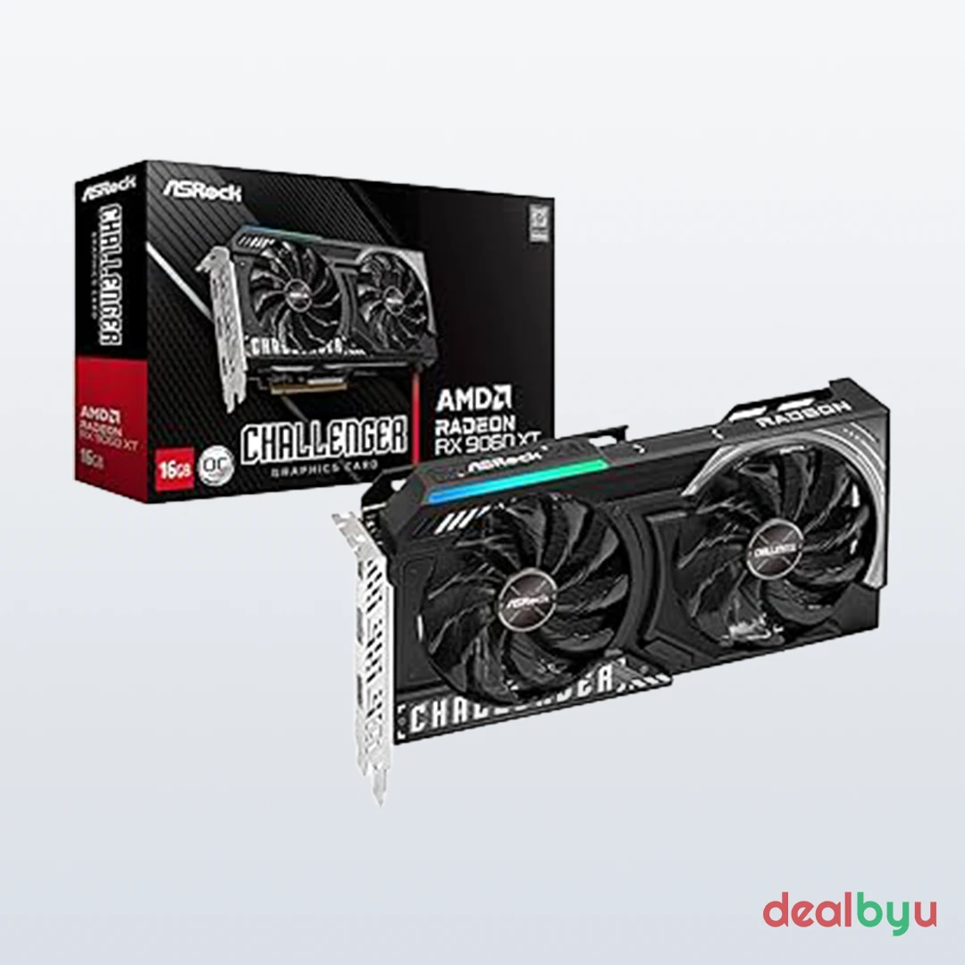 ASRock RX 9060 XT Challenger 16GB OC Graphics Card