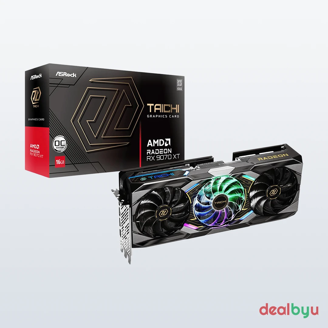 ASRock RX 9070 XT Taichi 16GB OC Graphics Card
