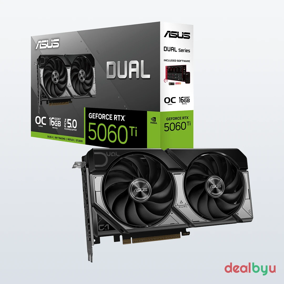 ASUS Dual RTX 5060 Ti OC 16G Graphics Card