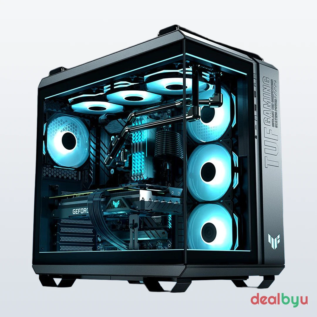 ASUS TUF Gaming GT502 Horizon — Mid Tower PC Cabinet (ATX)