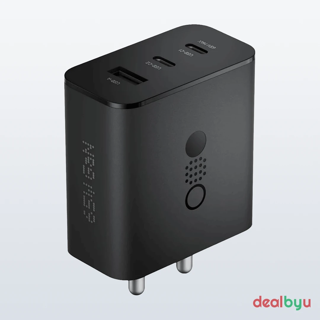 CMF by Nothing Power 65W GaN — 2× USB-C + USB-A, PD 3.0 + PPS