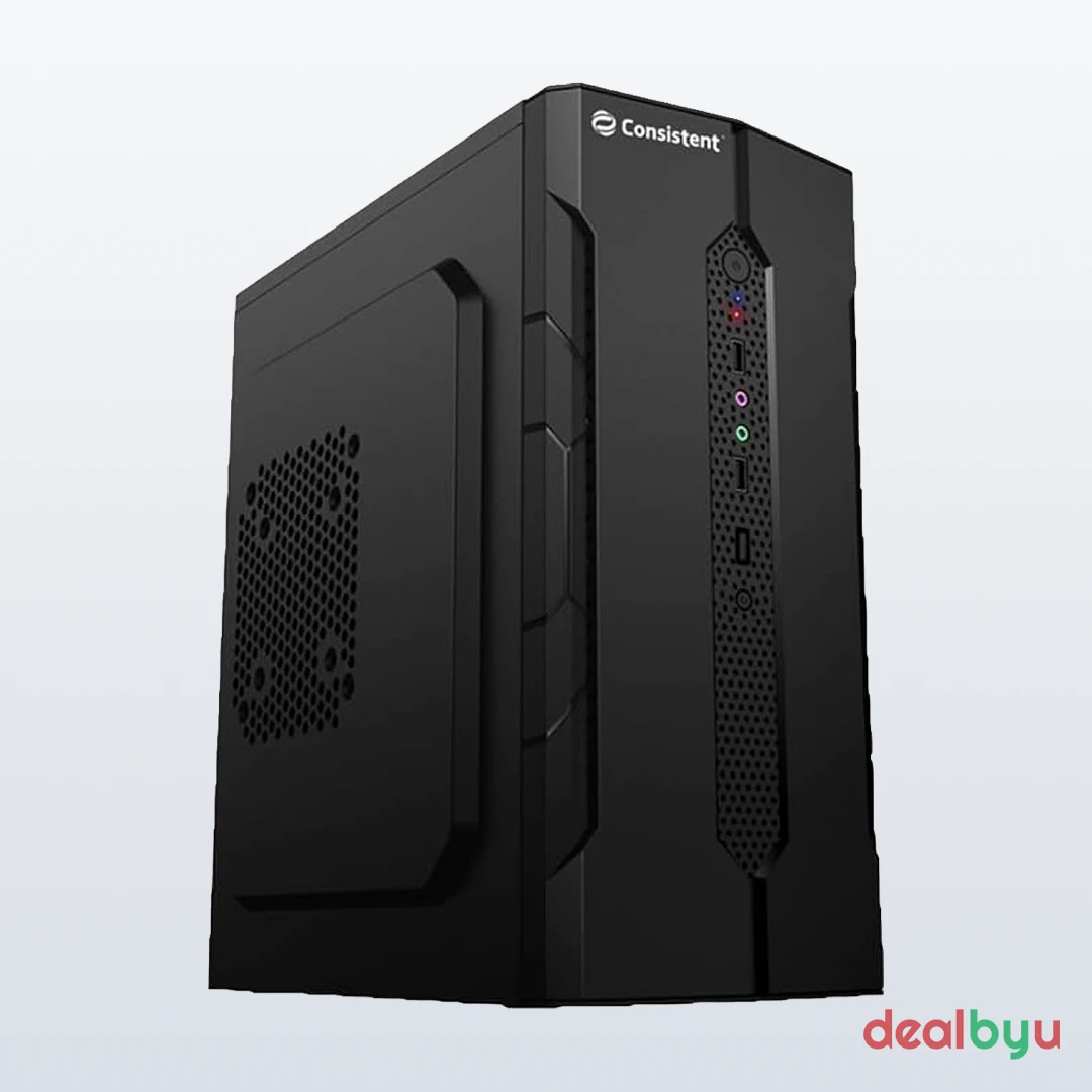 Consistent Computer Cabinet with Power Supply 102 — Micro Tower PC Cabinet (Micro-ATX) with SMPS