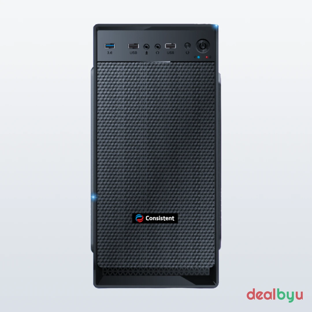 Consistent Computer Cabinet with Power Supply 103 — Micro Tower PC Cabinet (Micro-ATX) with SMPS