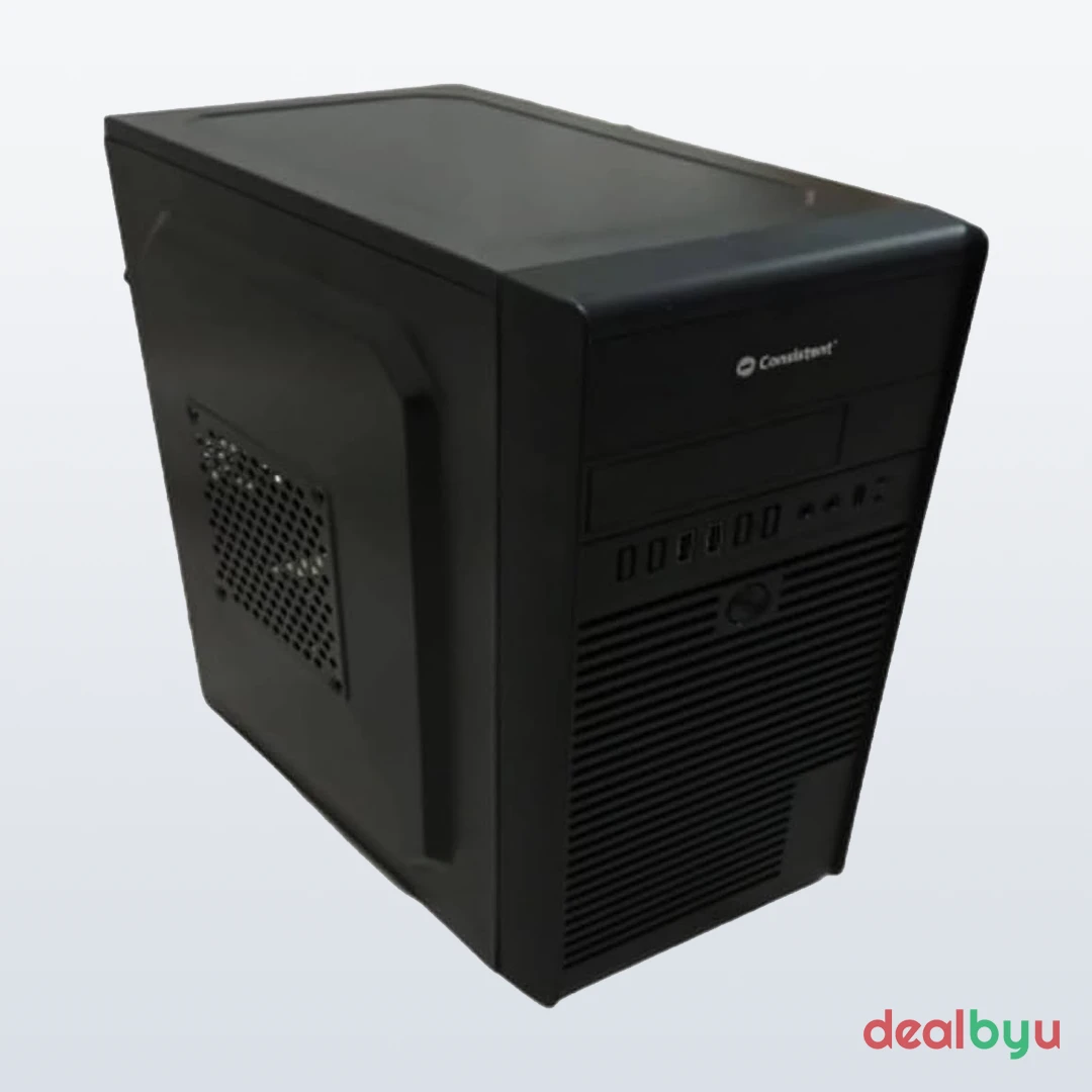 Consistent Computer Cabinet with Power Supply 104 — Micro Tower PC Cabinet (Micro-ATX) with SMPS