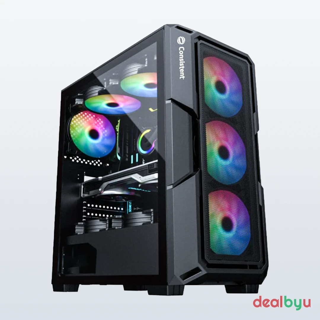 Consistent Lunar CIG2010 — Mid Tower PC Cabinet (ATX)