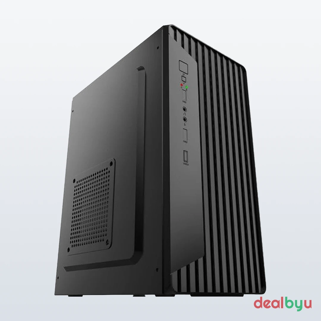 Consistent PC Case + SMPS CIE105 — Mid Tower PC Cabinet (Micro-ATX) with SMPS