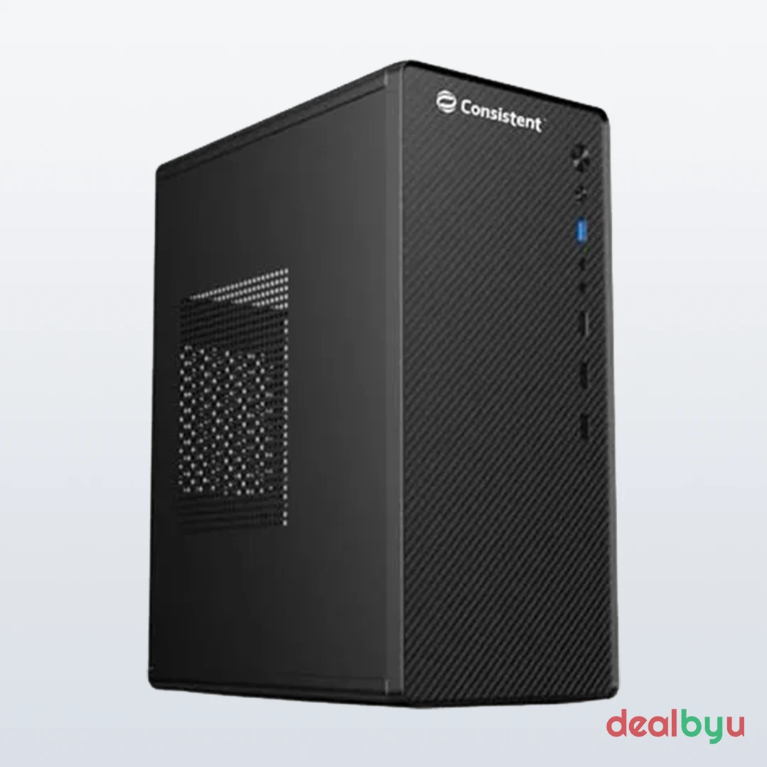 Consistent PC Case + SMPS CIE110 — Mid Tower PC Cabinet (Micro-ATX) with SMPS