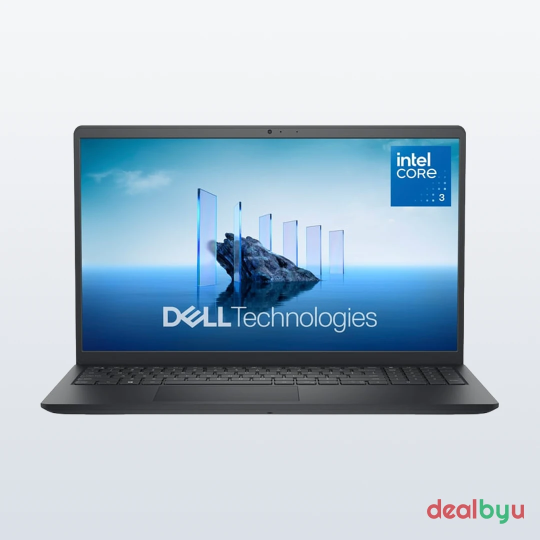 Dell 15 DC15250 — Intel Core 3 100U, 8 GB / 512 GB, 15.6" FHD 120 Hz, Windows 11 + Office, Carbon Black