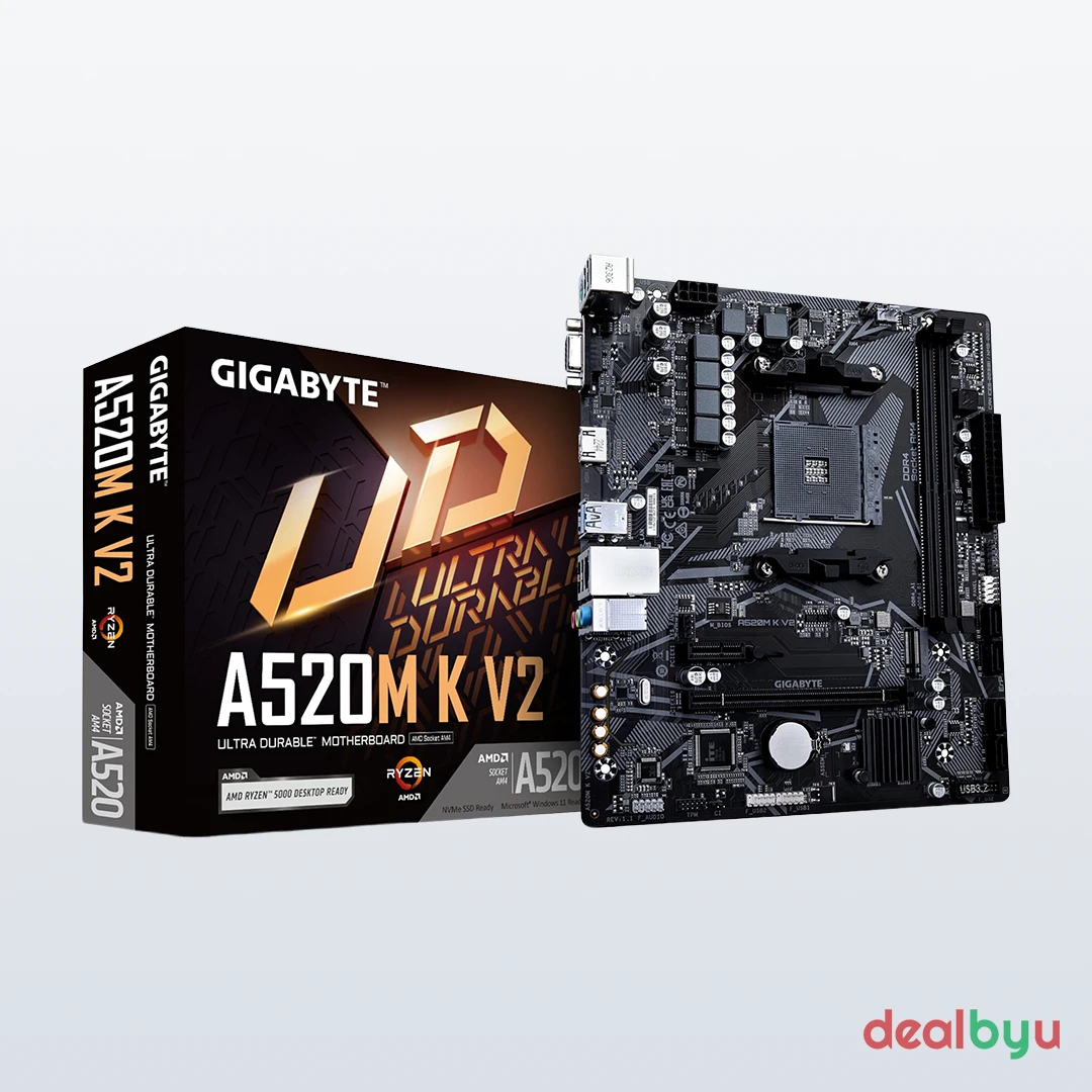 Gigabyte A520M K V2 DDR4 AMD Motherboard
