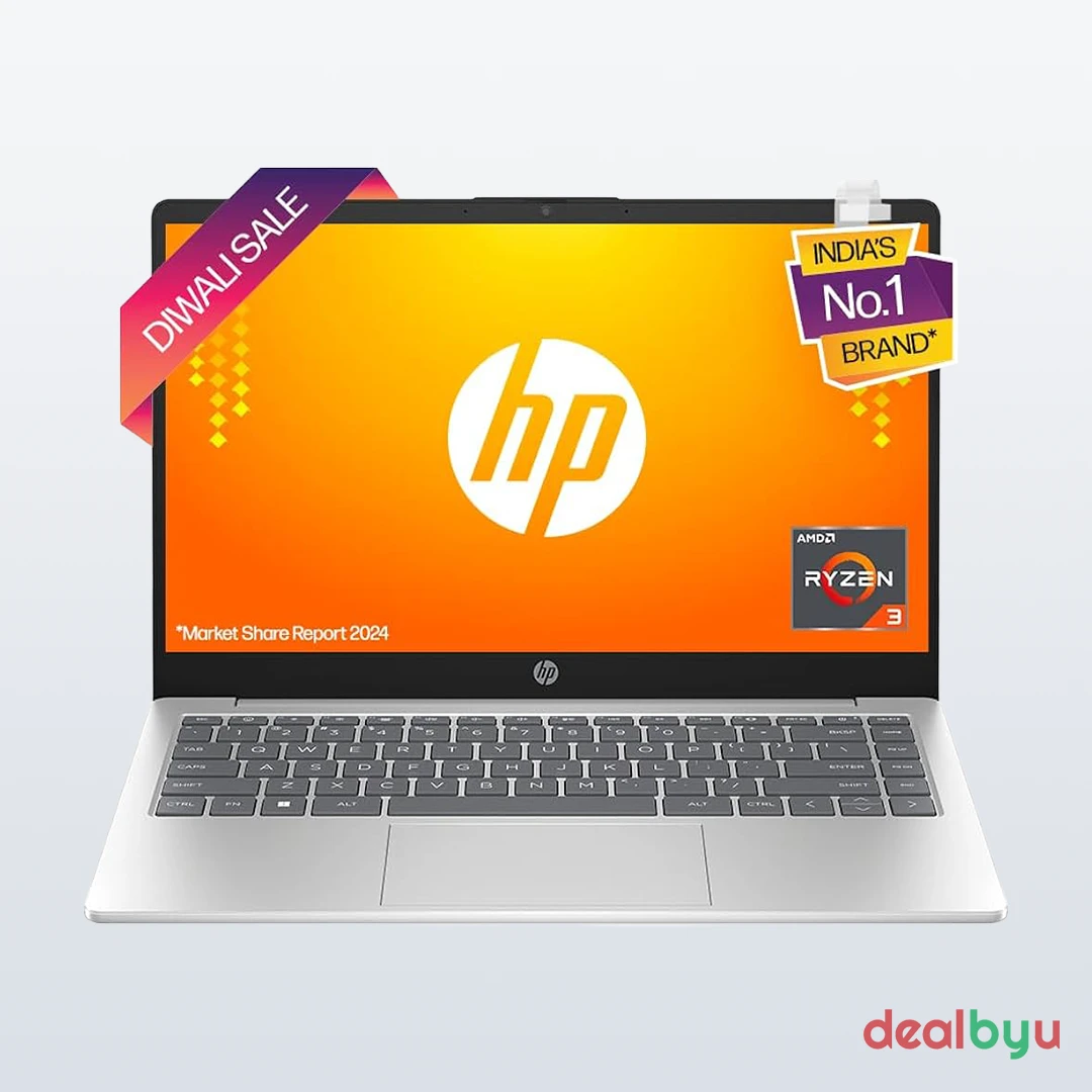 HP 14-em0025AU — AMD Ryzen 3 7320U, 8 GB / 512 GB SSD, 14" FHD, Backlit, Windows 11 + Office
