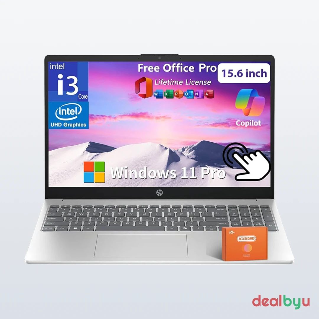 HP 15-fd0465TU — Core i3-1315U, 8 GB / 512 GB SSD, 15.6" FHD, Windows 11 + Office