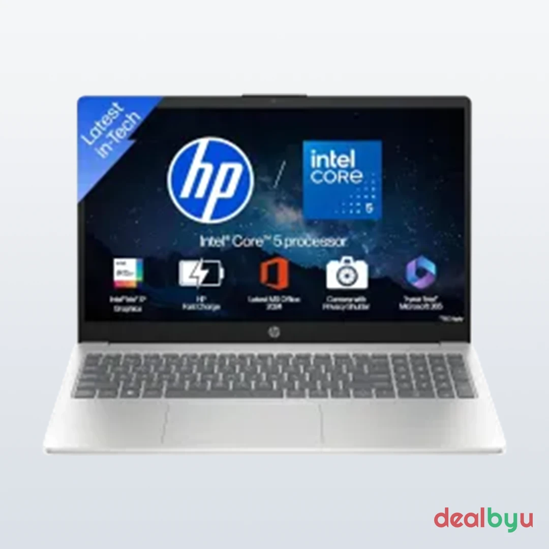 HP 15-fd0682TU — Intel Core 5 120U, 16 GB / 512 GB SSD, 15.6" FHD, Backlit, Windows 11 + Office