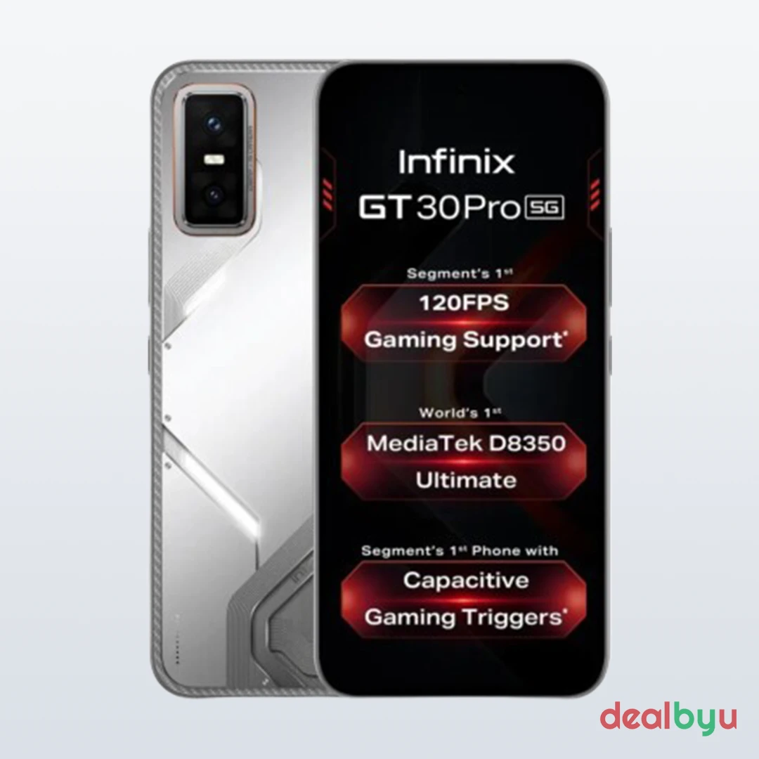 Infinix GT 30 Pro 5G — Dimensity 8350 Ultimate, 8 GB / 256 GB, 6.78" AMOLED 144 Hz, 5500 mAh