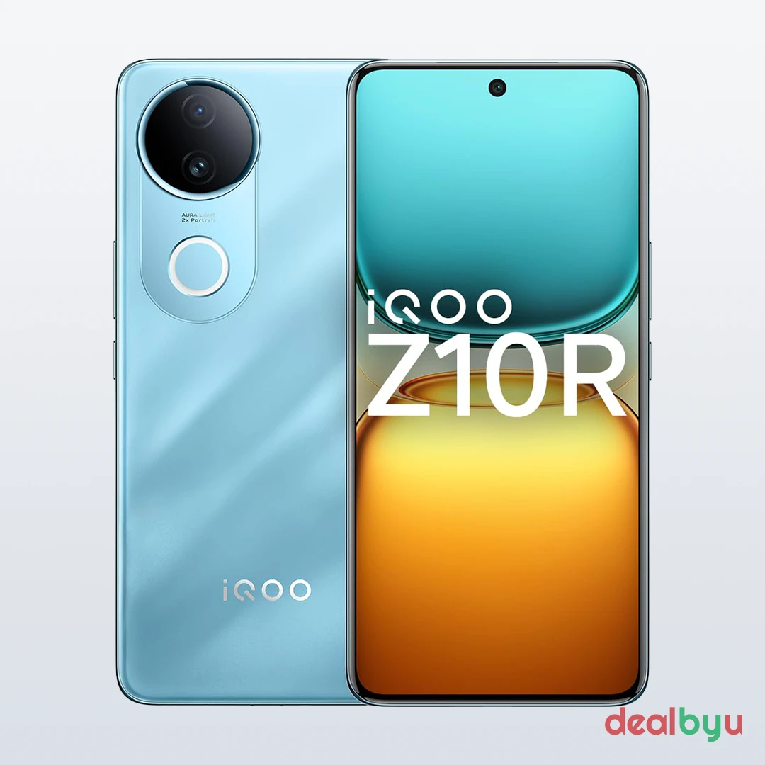 iQOO Z10R 5G — Dimensity 7400, 8 GB / 128 GB, 6.77" AMOLED 120 Hz, 5700 mAh