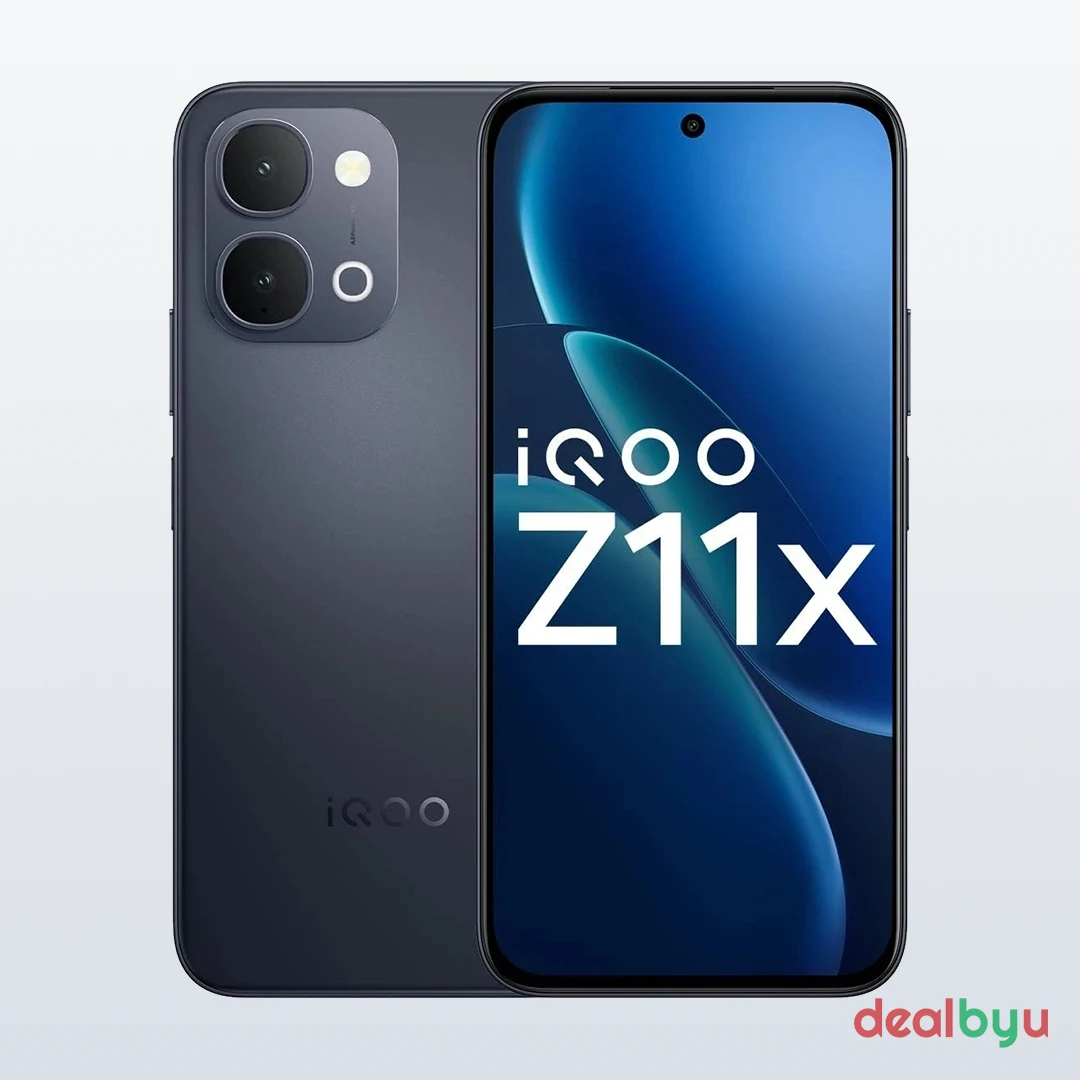 iQOO Z11x 5G — Dimensity 7400 Turbo, 6 GB / 128 GB, 6.76" 120 Hz, 7200 mAh