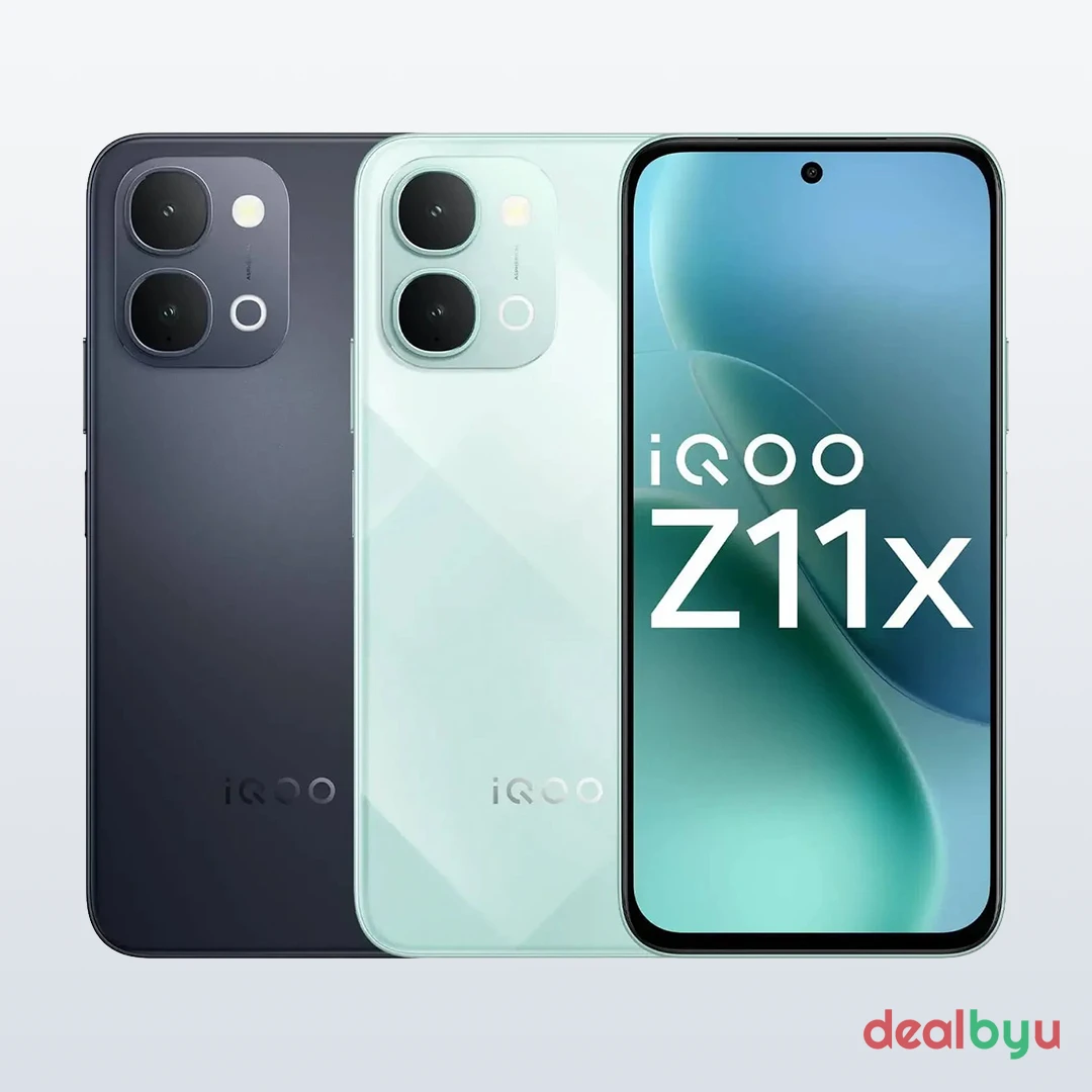 iQOO Z11x 5G — Dimensity 7400 Turbo, 8 GB / 256 GB, 6.76" 120 Hz, 7200 mAh