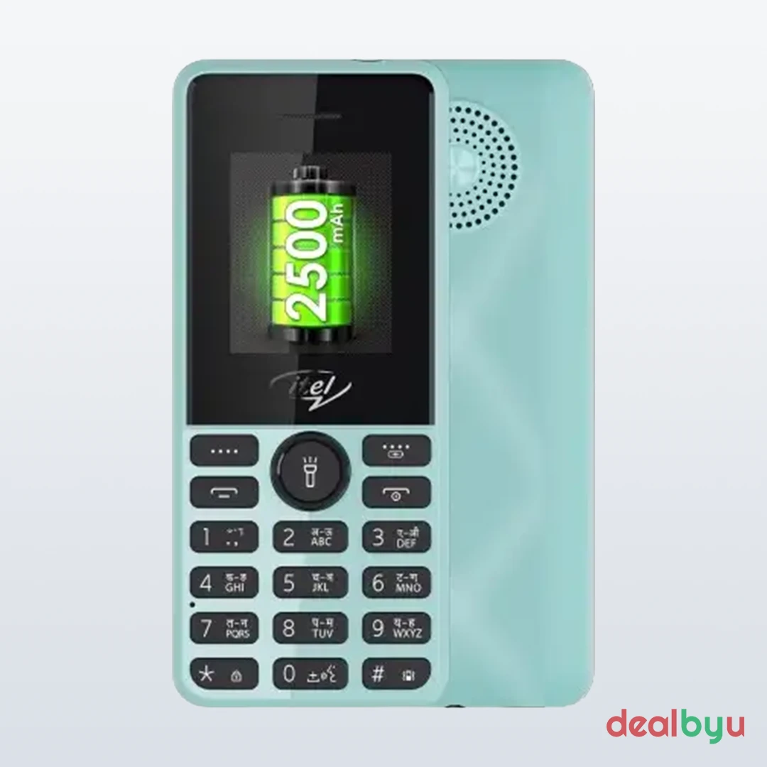 itel Ace 2 Power — 2G keypad phone, big 2500 mAh battery, Quad LED torch