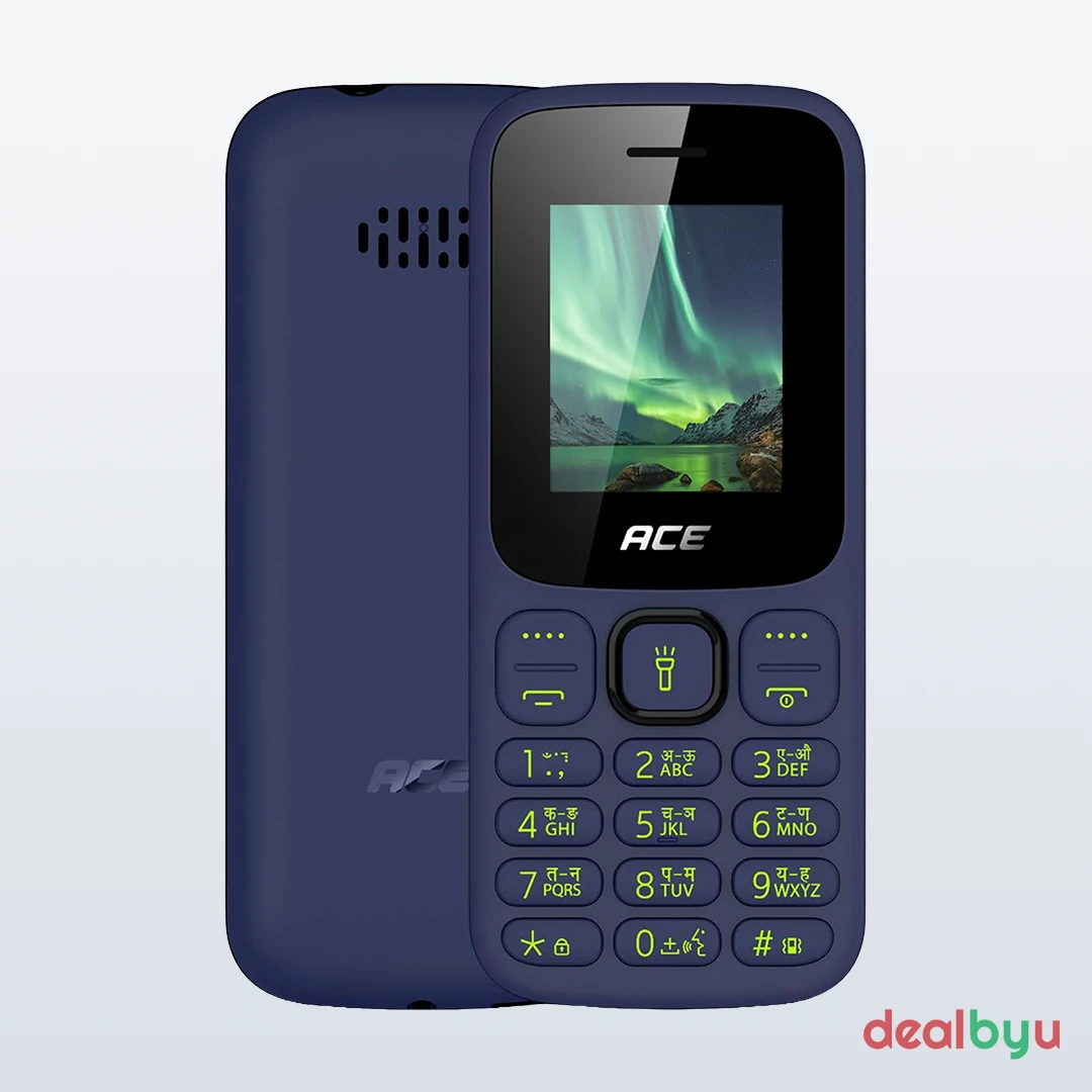 itel Ace 3 Shine — 2G keypad phone, removable 1000 mAh, Bluetooth