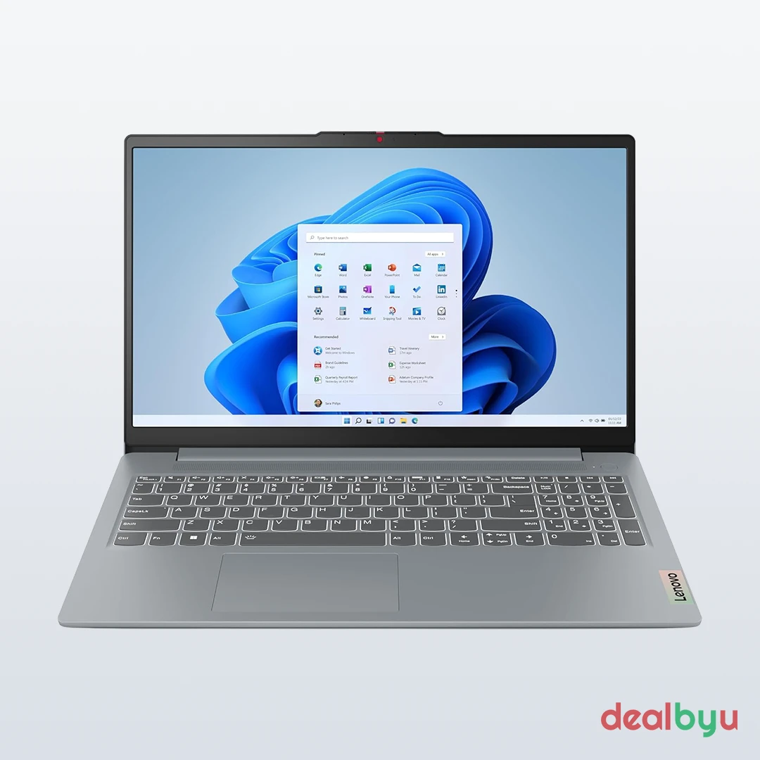 Lenovo IdeaPad Slim 3 15AMN8 — AMD Ryzen 5 7520U, 16 GB / 512 GB SSD, 15.6" FHD IPS, Backlit, Windows 11 + Office
