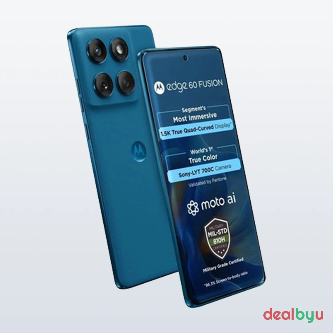 Motorola Edge 60 Fusion 5G — Dimensity 7400, 8 GB / 128 GB, 6.67" pOLED 120 Hz, 5500 mAh