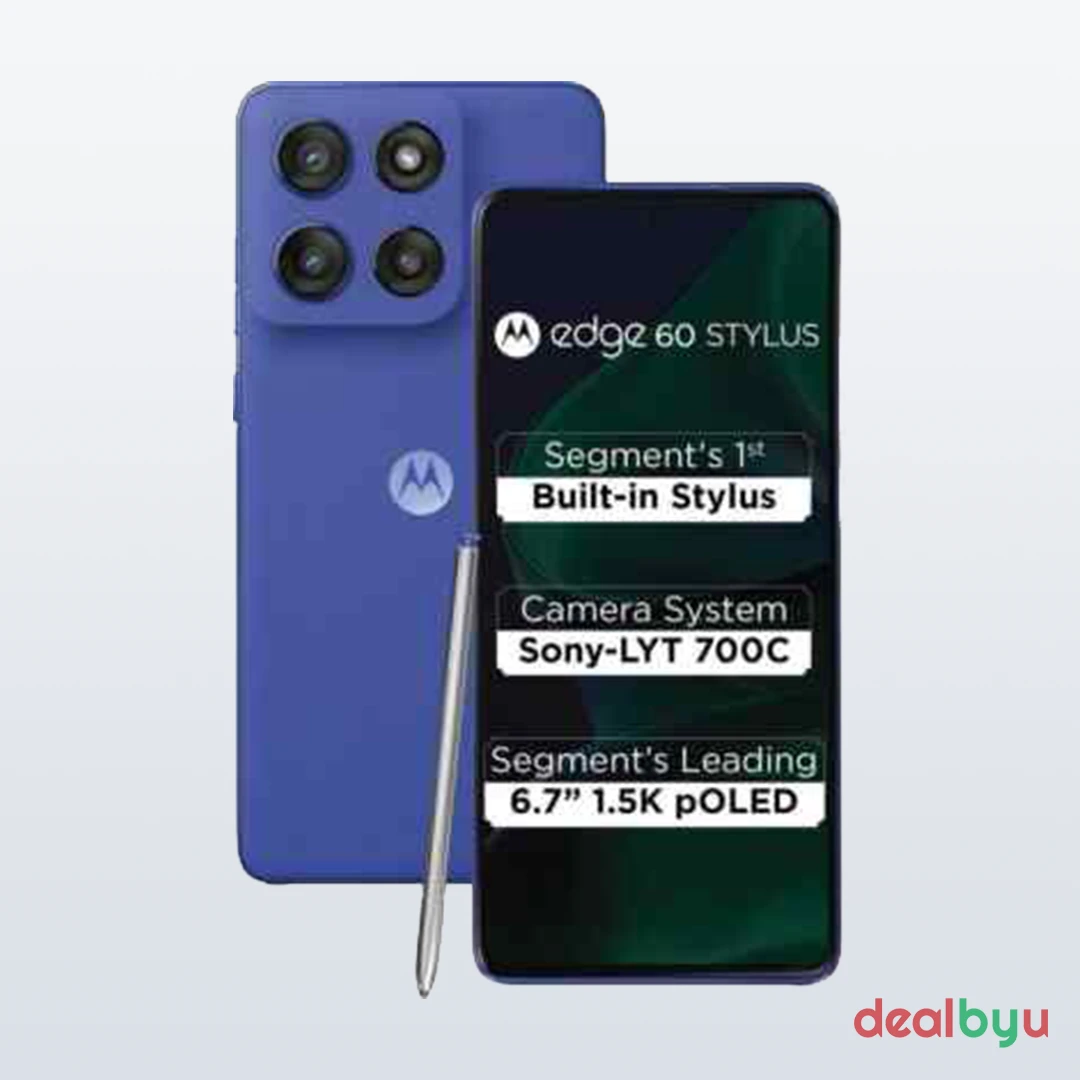 Motorola Edge 60 Stylus 5G — Snapdragon 7s Gen 2, 8 GB / 256 GB, 6.67" pOLED 120 Hz, built-in stylus
