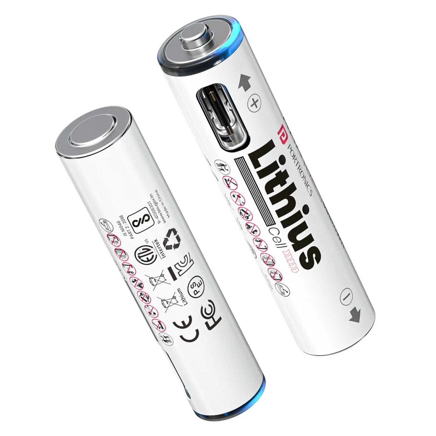 Portronics Lithius Cell - AAA USB-C Rechargeable Lithium-ion Battery