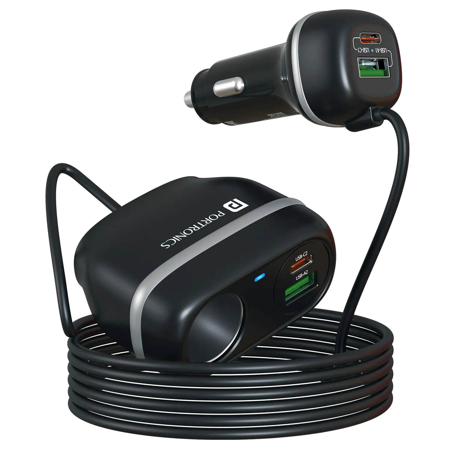 Portronics Car Power Trail