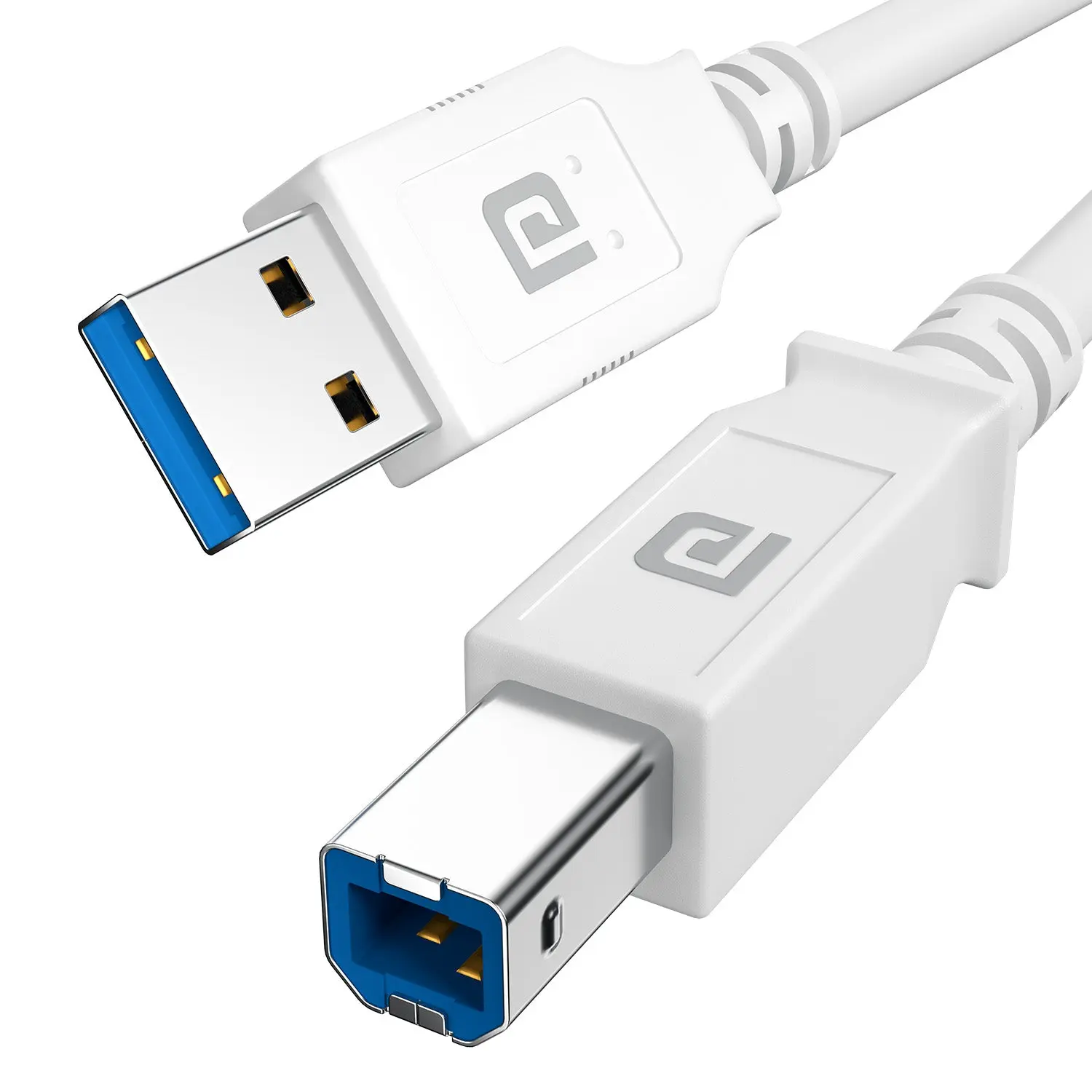 Portronics Printlink 3 - USB A To USB B For Printer 3M Cable