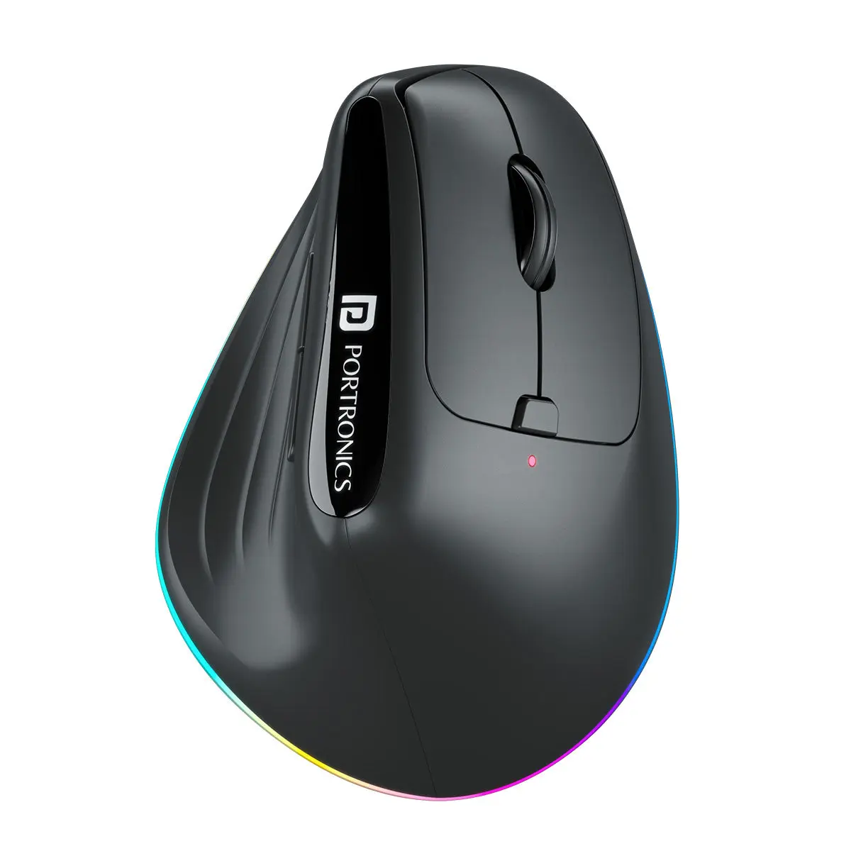 Portronics Toad Ergo 3 — Multi-device Wireless Ergonomic Mouse, RGB, vertical