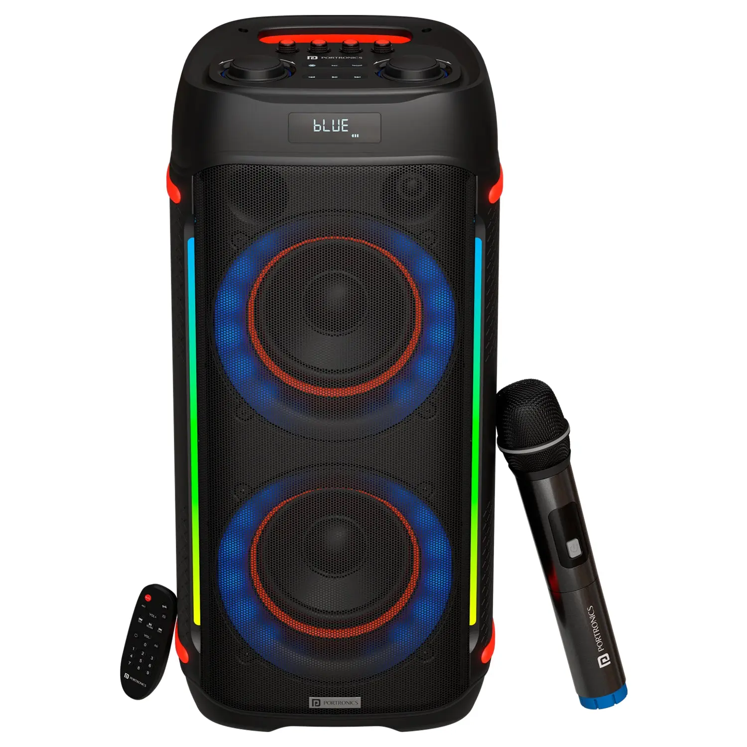 Portronics Iron Beats IV — Bluetooth Speaker, 250 W, 4 H