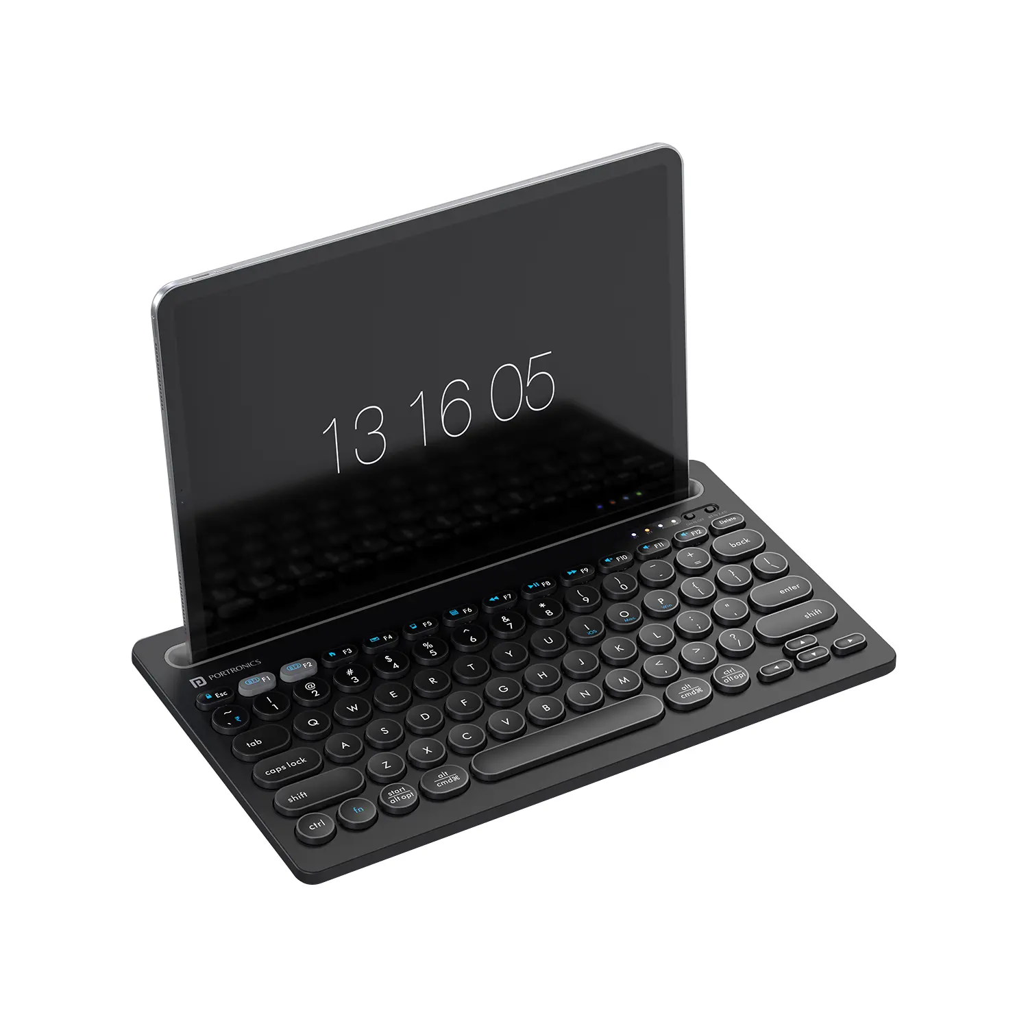 Portronics Bubble Dock — Wireless Keyboard, multi-device wireless, tenkeyless