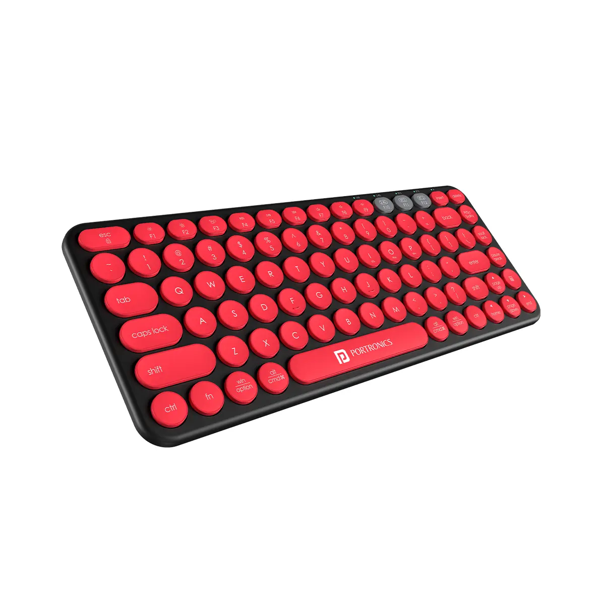 Portronics Bubble 2.0 — Wireless Keyboard, multi-device wireless, compact