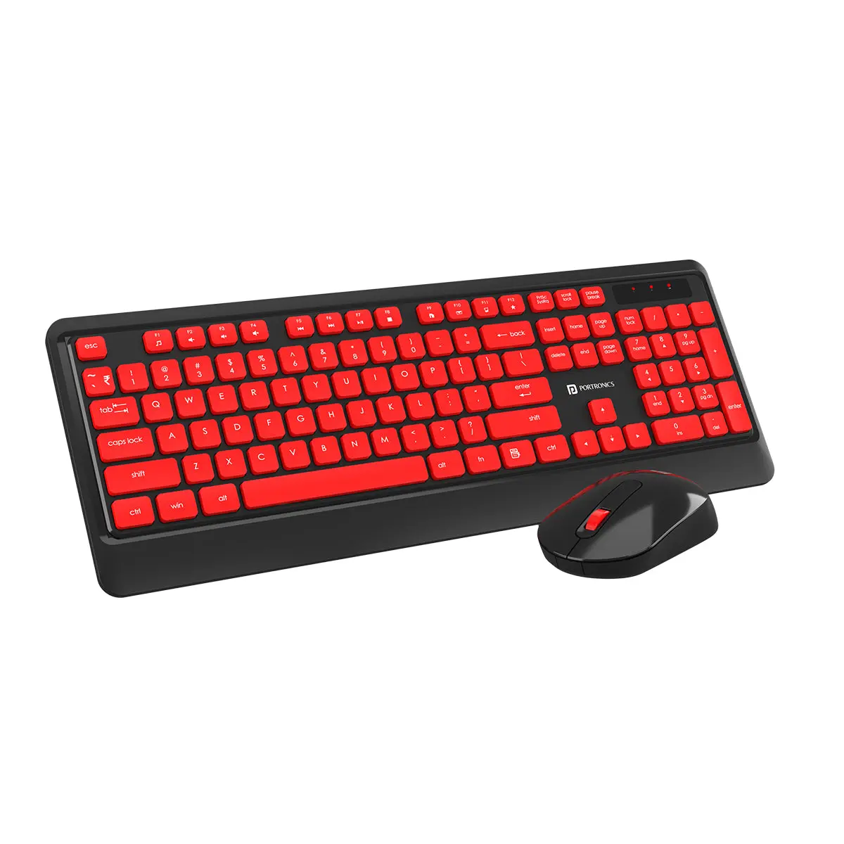 Portronics Key5 Combo — Wireless Keyboard + Mouse Combo, 2.4 GHz wireless