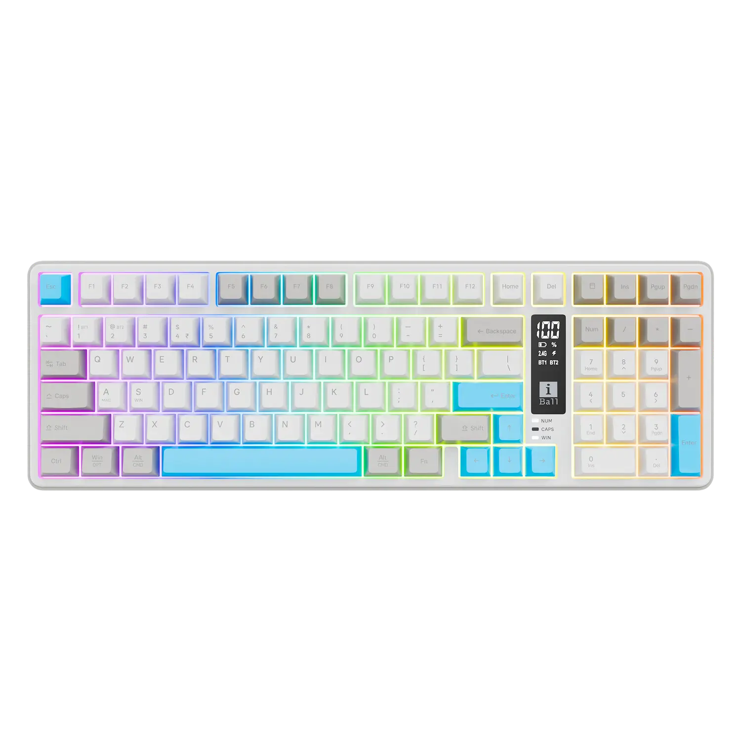 iBall QWERTY S500 (Mint) Wireless Keyboard