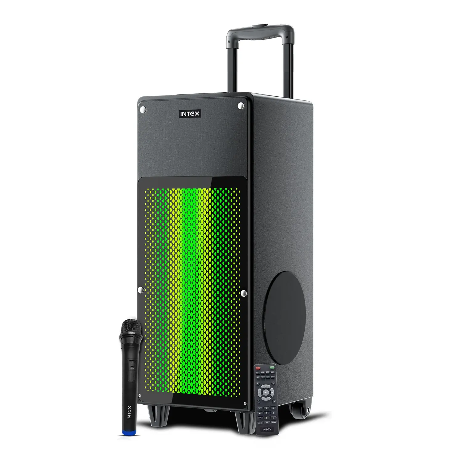 Intex Thriller 1000 | Trolley Speaker (100W Power & 3 Hours of Playback)