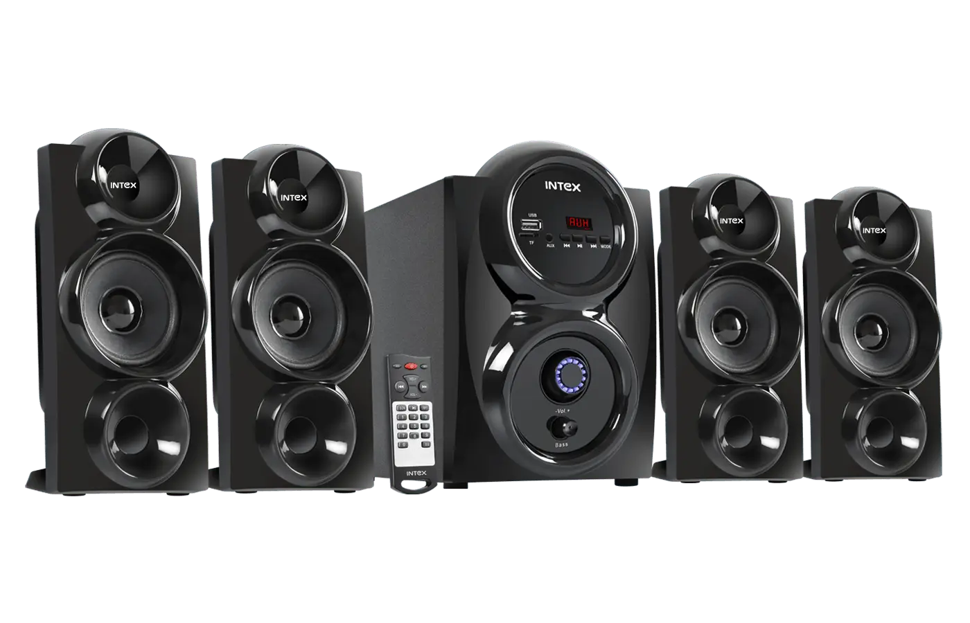 Intex Roar 4751 (Shine Pro) FMUB 4.1 CH 65W Multimedia Speaker
