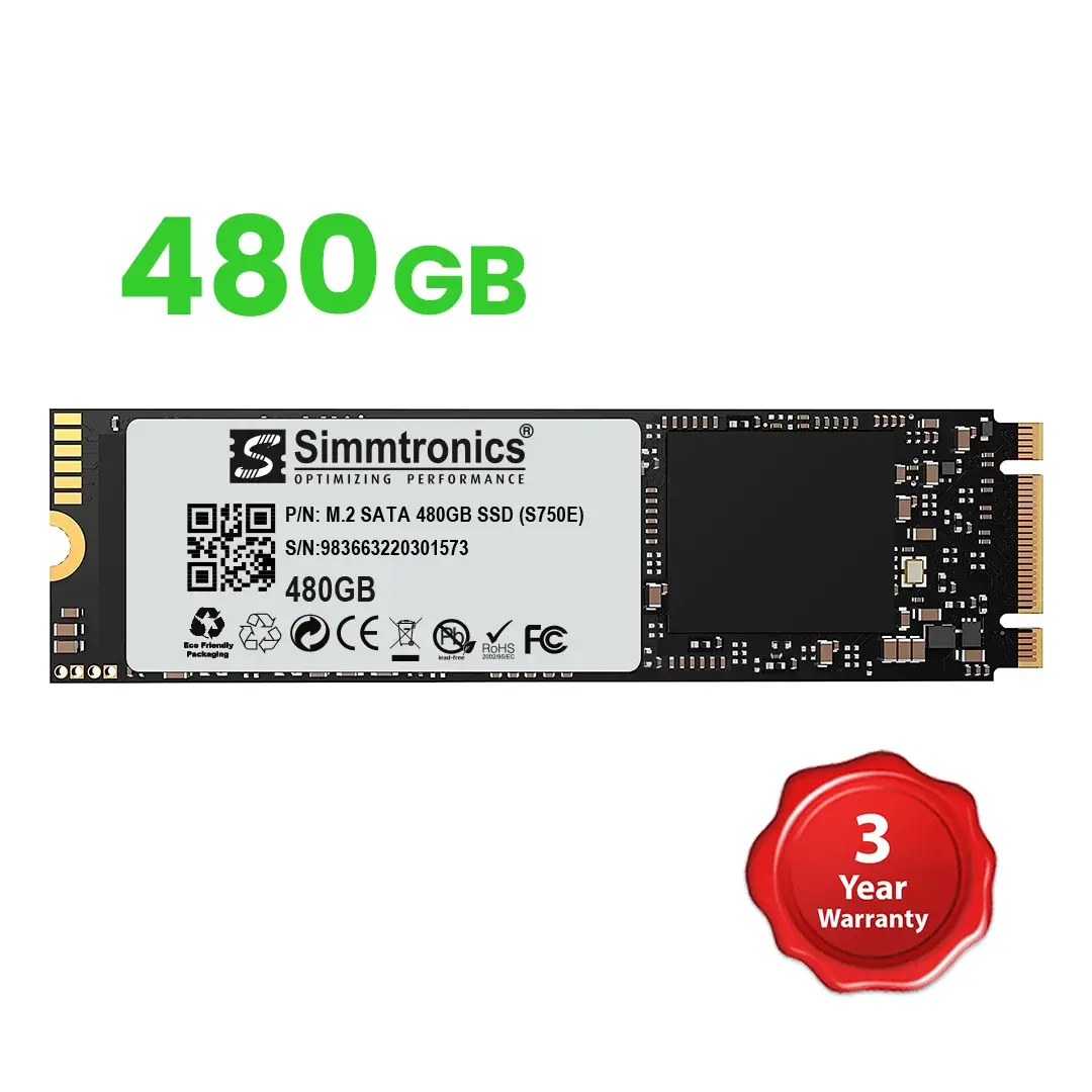 Simmtronics 480GB M.2 Sata Solid State Drive – SSD (S750E)