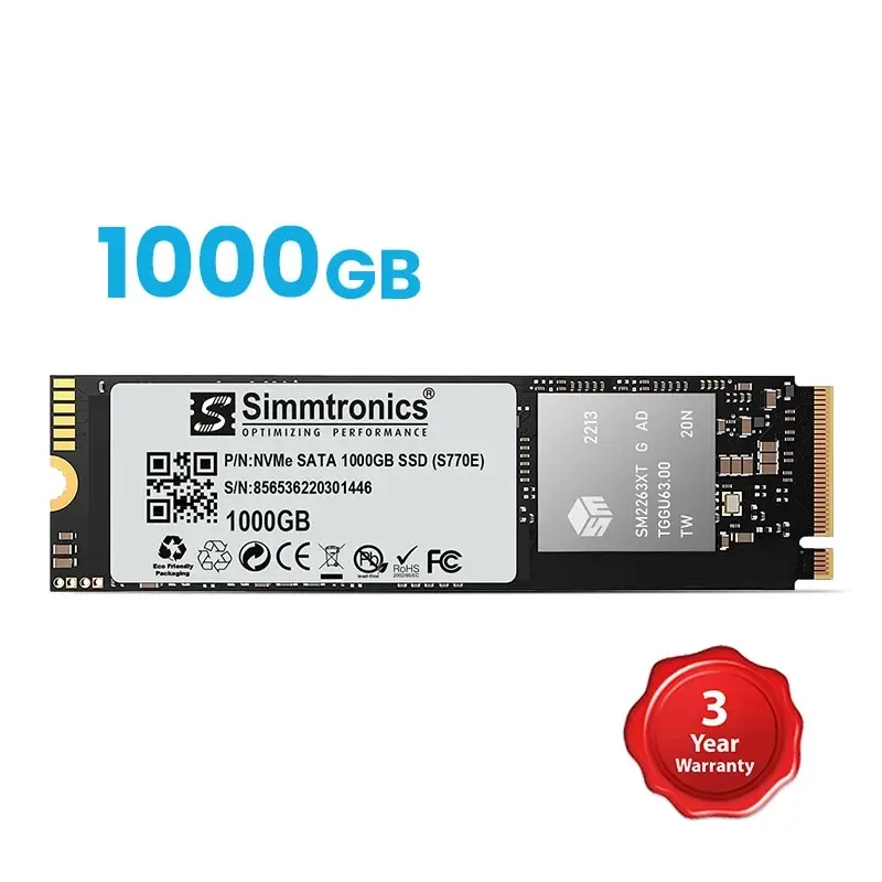 Simmtronics 1000GB NVMe NAND SSD(S770E)
