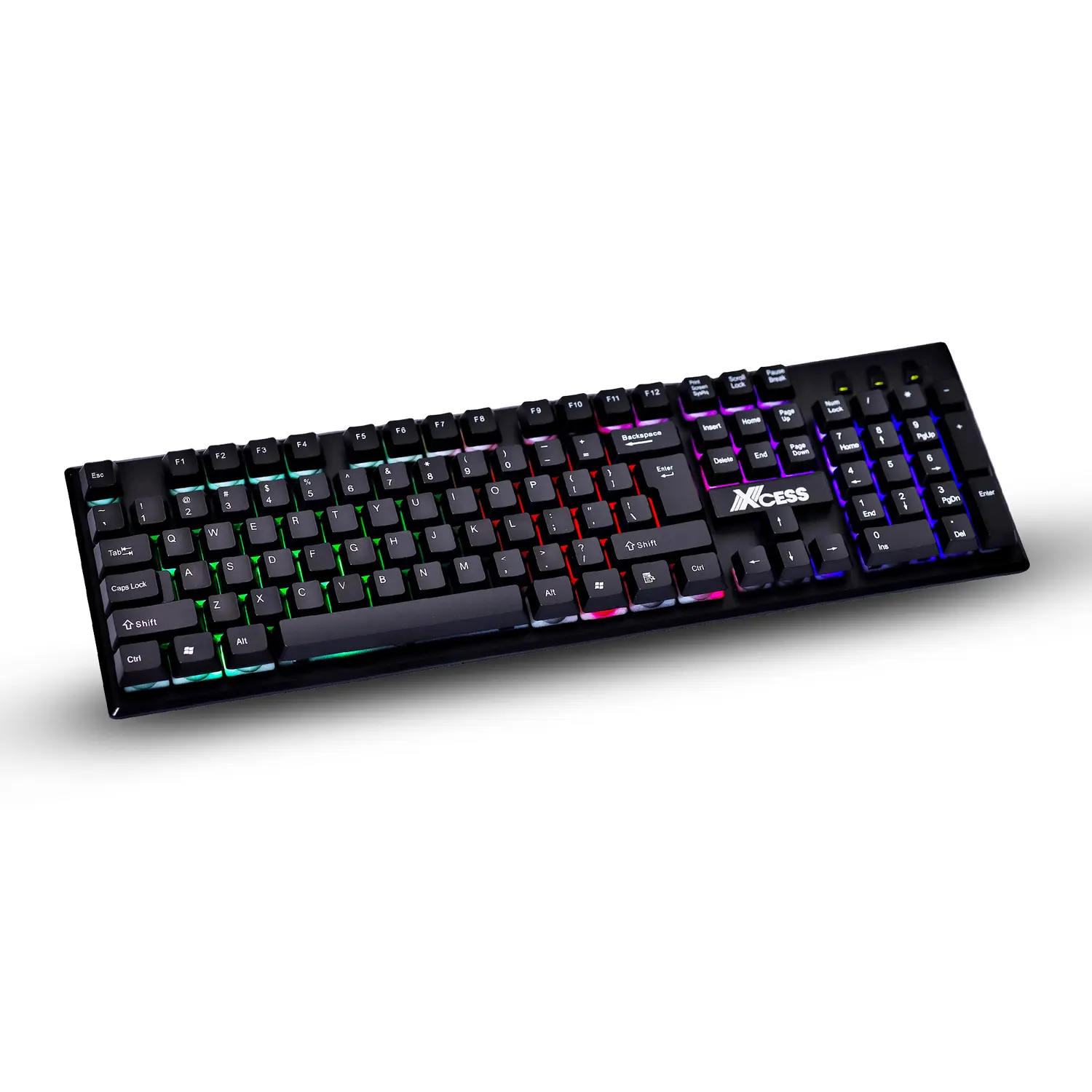 XCESS XK505 BLACK RGB Gaming Keyboard