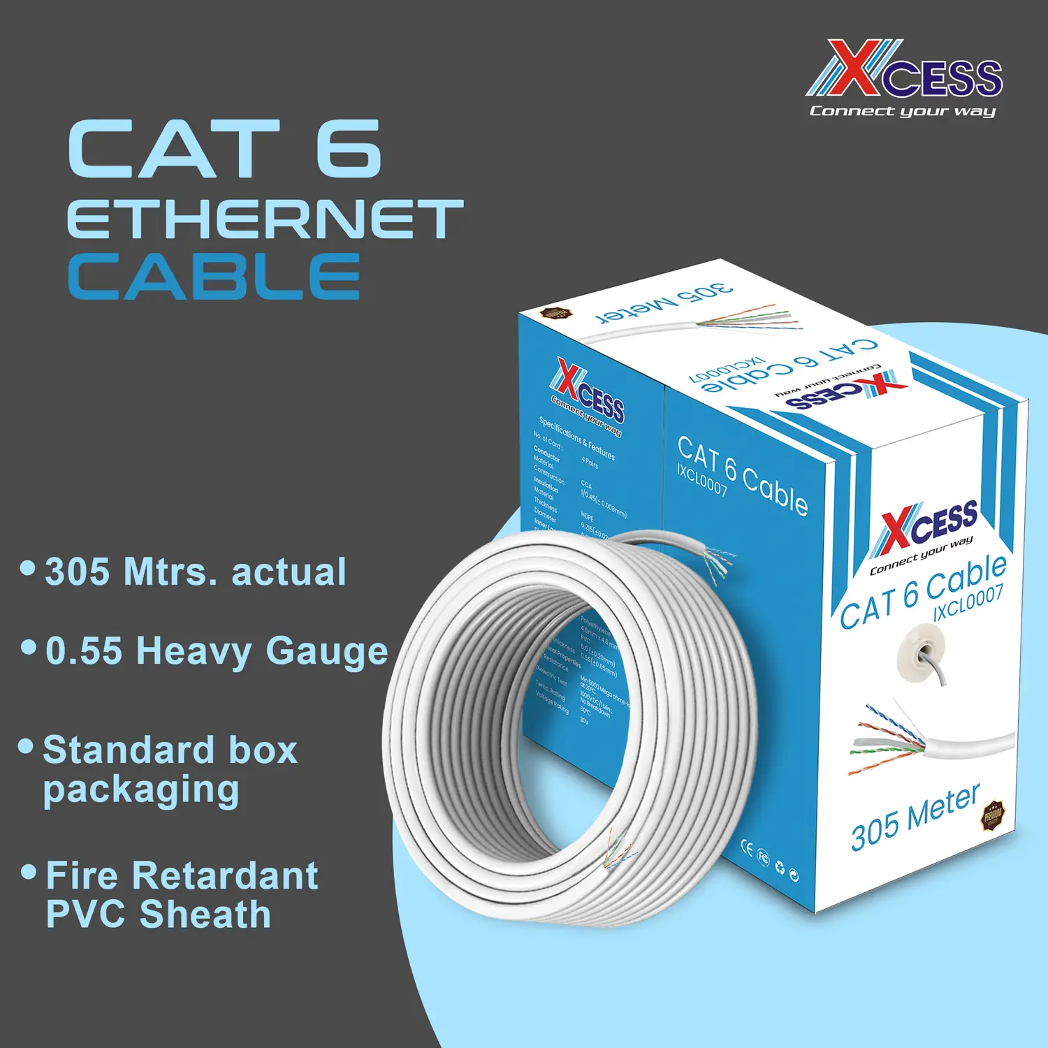 XCESS Cat6 Cable