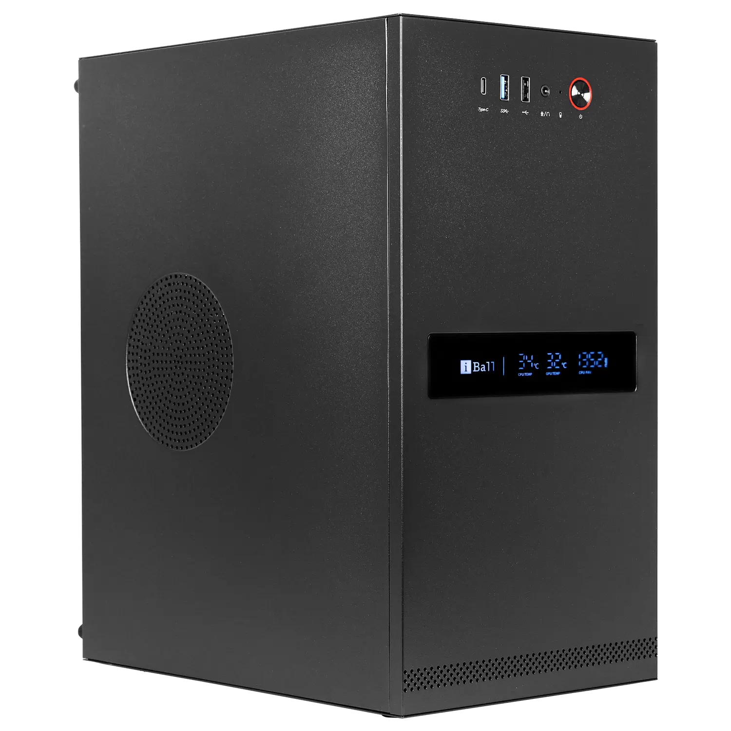 iBall MT:100CD — Mini Tower PC Cabinet (Micro-ATX) with SMPS