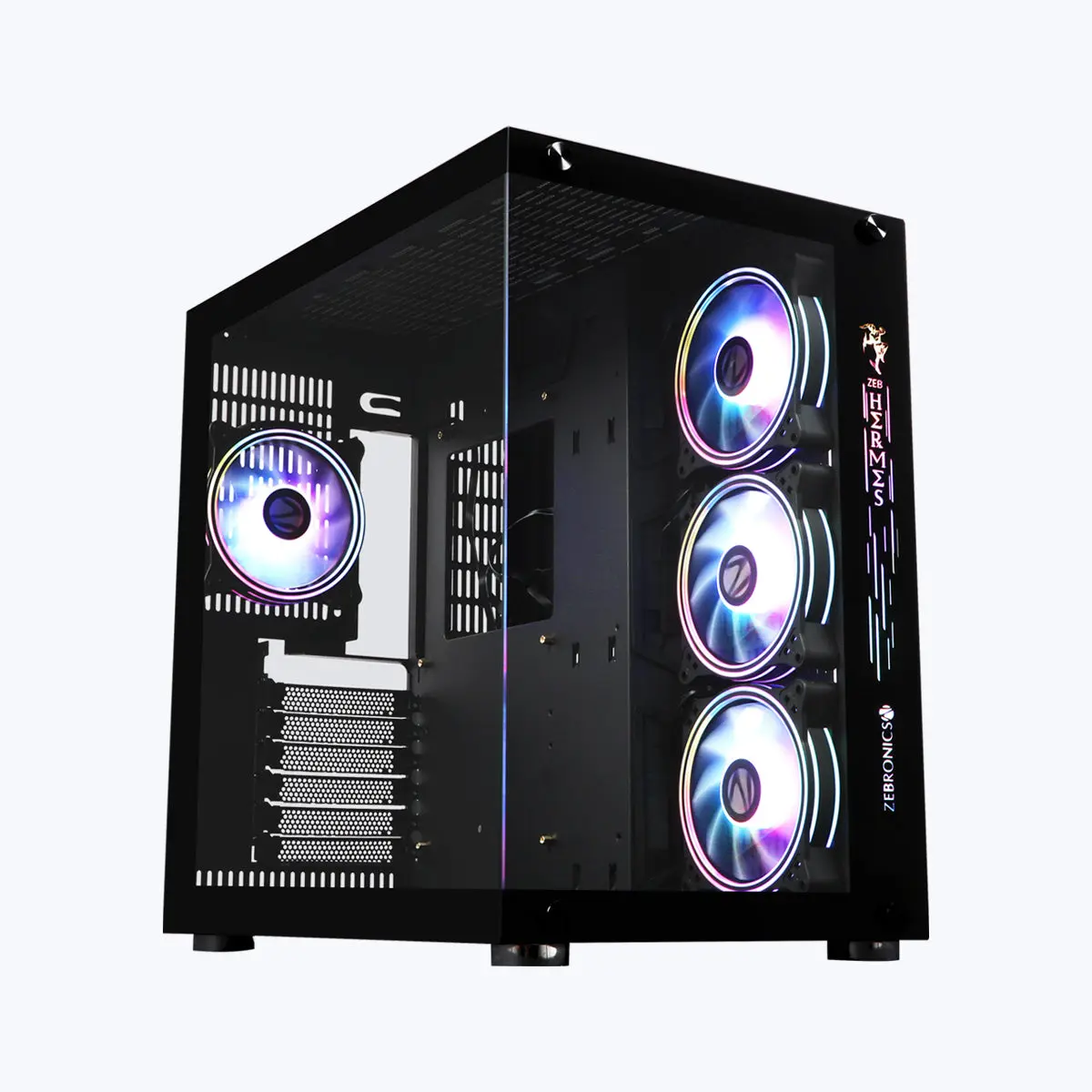 Zebronics Zeb-Hermes — Mid Tower PC Cabinet (ATX)